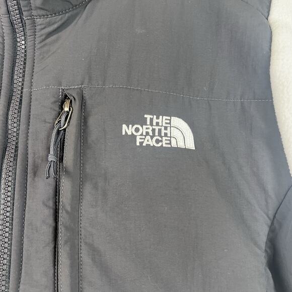 The North Face Polartec Classic White/Gray Fleece Jacket Size Large - Picture 2 of 9